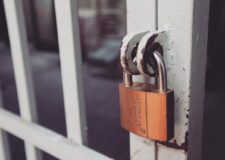 locked gate door