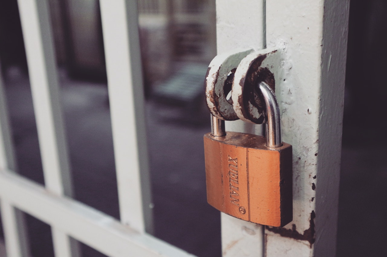 locked gate door
