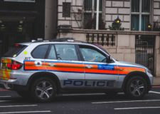 UK police jeep