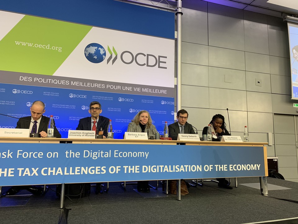 Panel of speakers at the OECD