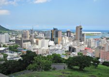 A skyline image of Port-Louis, the capital of Mauritius
