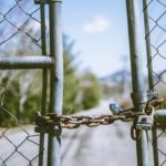 Chain locked fence