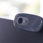 a web camera on a laptop monitor